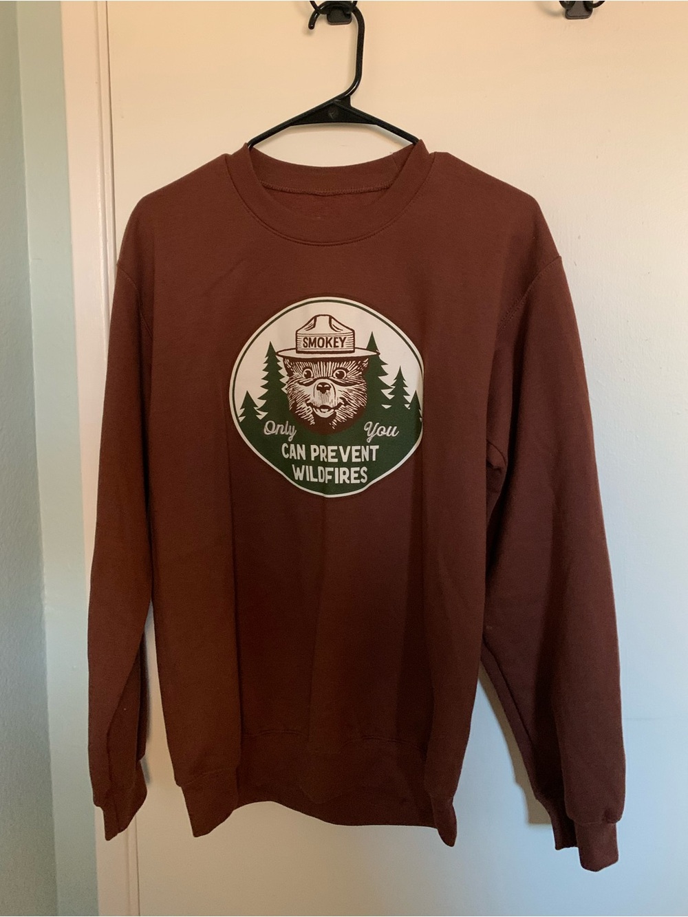 Disney Smokey The Bear Only You Can Prevent Wildfires Sweatshirt